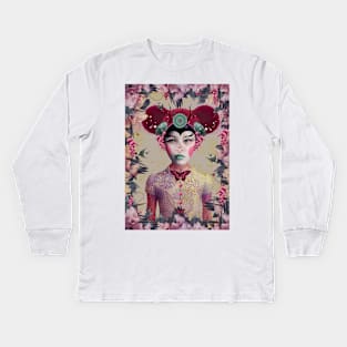 The spirit of spring Kids Long Sleeve T-Shirt